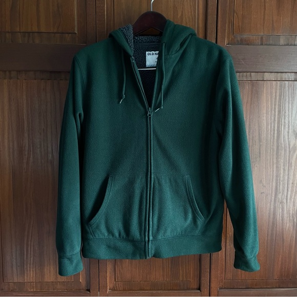 🧺Bundle for $3 Old Navy Sherpa Doorbus Fleece Jacket — free - Picture 2 of 9